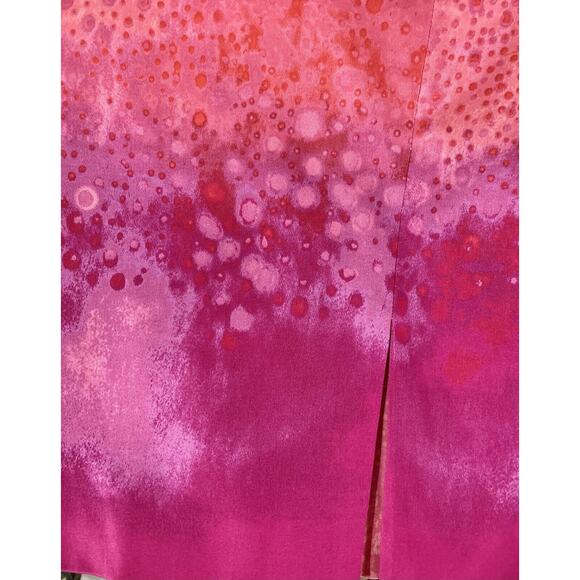 T. TAHARI Rune Full bloom pencil skirt pink berry ombre Sz 2 NWT! - Picture 5 of 12